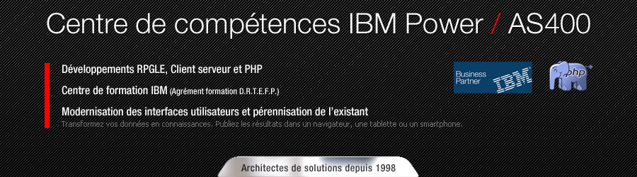 compétences IBM AS400 PHP